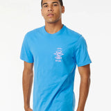 RIPCURL TEE - SEARCH ICON TEE / COBALT