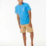 RIPCURL TEE - SEARCH ICON TEE / COBALT