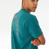 RIPCURL TEE - VAPORCOOL BALANCE TEE / BLUE GREEN