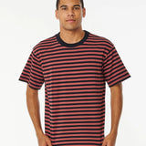 RIPCURL TEE - ARCHIVE HIGHWAY STRIPE TEE / BLACK