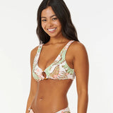 RIPCURL BIKINI TOP - LA QUINTA CROP / OFF WHITE