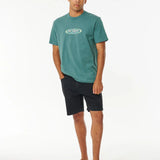 RIPCURL TEE -  FADER OVAL