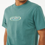 RIPCURL TEE -  FADER OVAL