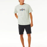 RIPCURL TEE - HERITAGE DIAMOND TEE