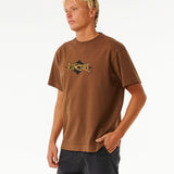 RIPCURL TEE - HERITAGE DIAMOND TEE