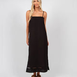 TITCHIE DRESS - ZENA MAXI DRESS / BLACK