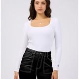 ALL ABOUT EVE L/S TEE - ICON SCOOP NECK