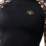 RIPCURL RASH TOP - SOLEIL L/S UPF RASHVEST / BLACK