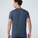 NO EXCESS TEE - GRANDAD 2 COLOUR MELANGE / CARBON BLUE