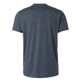 NO EXCESS TEE - GRANDAD 2 COLOUR MELANGE / CARBON BLUE