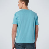 NO EXCESS TEE - PRINT GARMENT DYED / 128 LIGHT AQUA