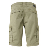 NO EXCESS CARGO SHORTS - SHORT CARGO GARMENT DYED / 155 SMOKE GREEN