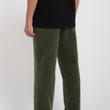 VOLCOM PANTS - MODOWN RELAXED TAPERED PANT / SQUADRON GREEN