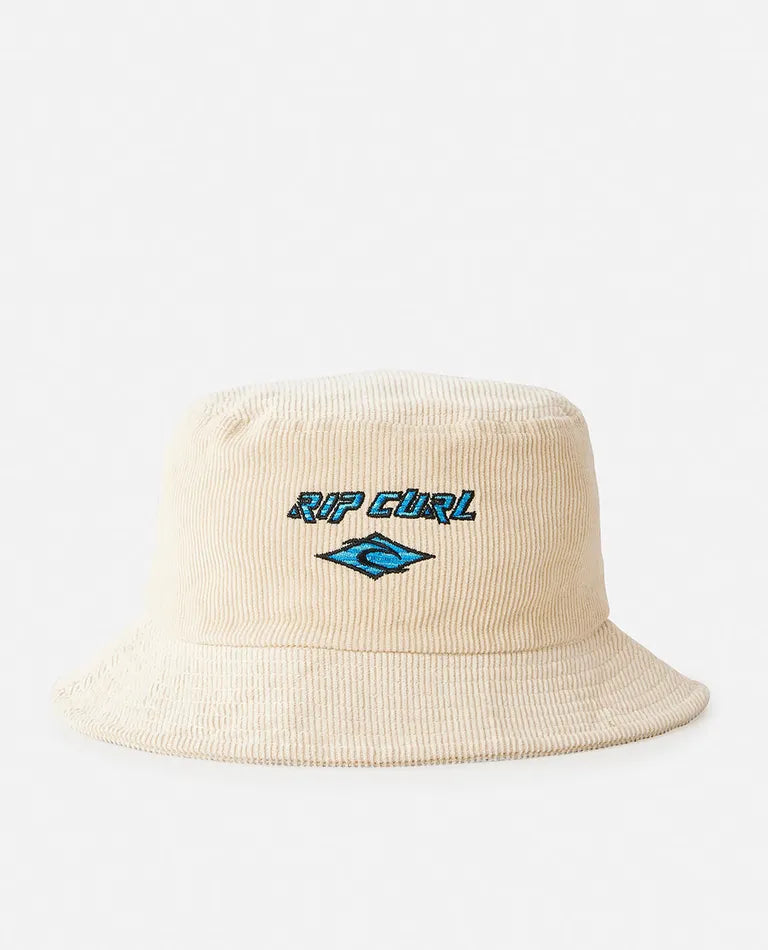 RIPCURL BUCKET HAT - BOYS DIAMOND CORD BUCKET HAT / BONE