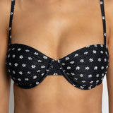 HURLEY BIKINI TOP - MARBELLA UNDERWIRE TOP / BLK