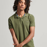 SUPERDRY POLO - VINTAGE SUPERSTATE POLO / THRIFT OLIVE MARLE