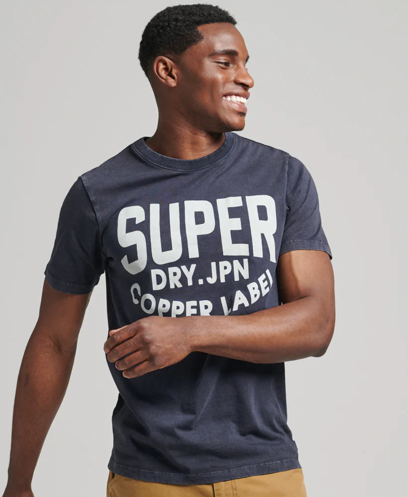 SUPERDRY TEE - VINTAGE COPPER LABEL