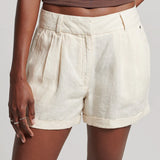 SUPERDRY SHORTS - STUDIOS OVERDYED LINEN SHORT