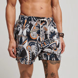 SUPERDRY SHORT - STUDIOS SWIM SHORT / AGNES BLACK PRINT