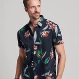 SUPERDRY S/S SHIRT - VINTAGE HAWAIIAN S/S SHIRT / DARK NAVY HAWAIIAN