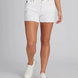 SUPERDRY SHORT - VINTAGE MID RISE SLIM SHORT / OPTIC