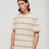 SUPERDRY TEE - RELAXED FIT STRIPE TSHIRT