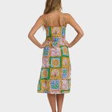 BILLABONG MIDI DRESS-HEAT DREAM/MULTICOLOUR