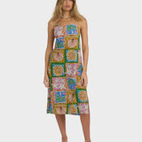 BILLABONG MIDI DRESS-HEAT DREAM/MULTICOLOUR