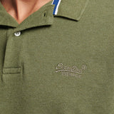 SUPERDRY POLO - VINTAGE SUPERSTATE POLO / THRIFT OLIVE MARLE