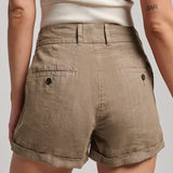 SUPERDRY SHORTS - STUDIOS OVERDYED LINEN SHORT