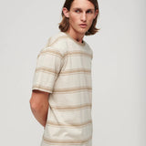 SUPERDRY TEE - RELAXED FIT STRIPE TSHIRT