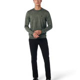 NO EXCESS CREW - PULLOVER CREWNECK 2 COLOURED MELANGE / SMOKE