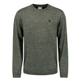 NO EXCESS CREW - PULLOVER CREWNECK 2 COLOURED MELANGE / SMOKE