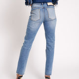 ONE TEASPOON JEANS - TEXAS BLUE TRUCKERS MID RISE STRAIGHT