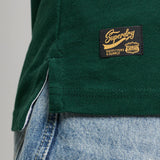 SUPERDRY POLO - VINTAGE SUPERSTATE POLO / EMERALD GREEN