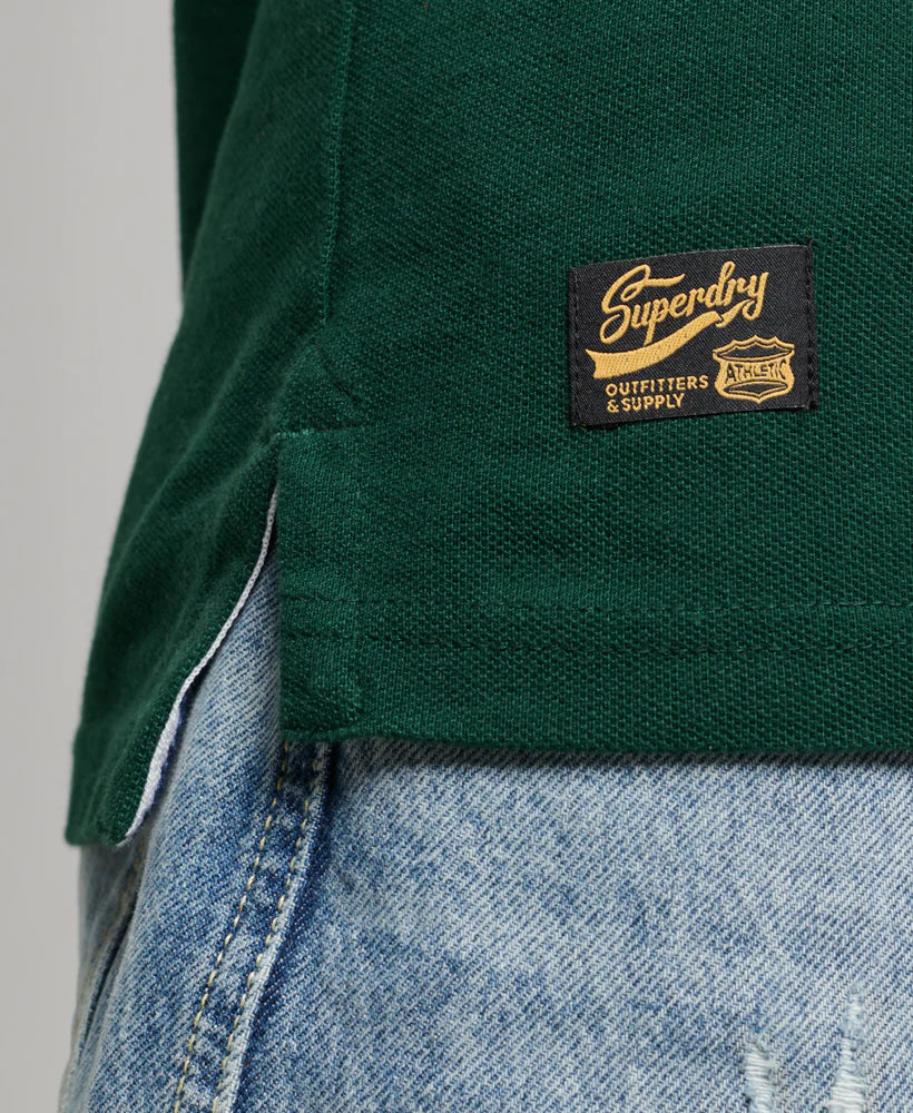 SUPERDRY POLO - VINTAGE SUPERSTATE POLO / EMERALD GREEN