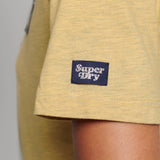 SUPERDRY TEE - VINTAGE STACK GRAPHIC TEE / SUNLIGHT