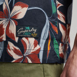 SUPERDRY S/S SHIRT - VINTAGE HAWAIIAN S/S SHIRT / DARK NAVY HAWAIIAN