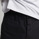 SUPERDRY CHINOS - OFFICERS SLIM CHINO / JET BLACK