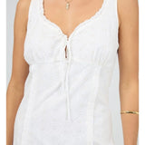 ALLABOUT EVE WINSLET MINI DRESS-WHITE