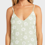 ROXY SLIP DRESS-BLOSSOM/SAGE
