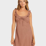 ROXY MINI DRESS-LITTLE DARLIN/COCONUT