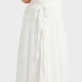 ROXY MAXI SKIRT-LUNA/WHITE
