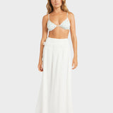 ROXY MAXI SKIRT-LUNA/WHITE