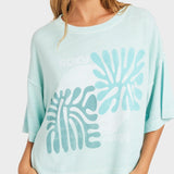 ROXY TEE-MARINA/BLUE DRIFT