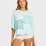 ROXY TEE-MARINA/BLUE DRIFT