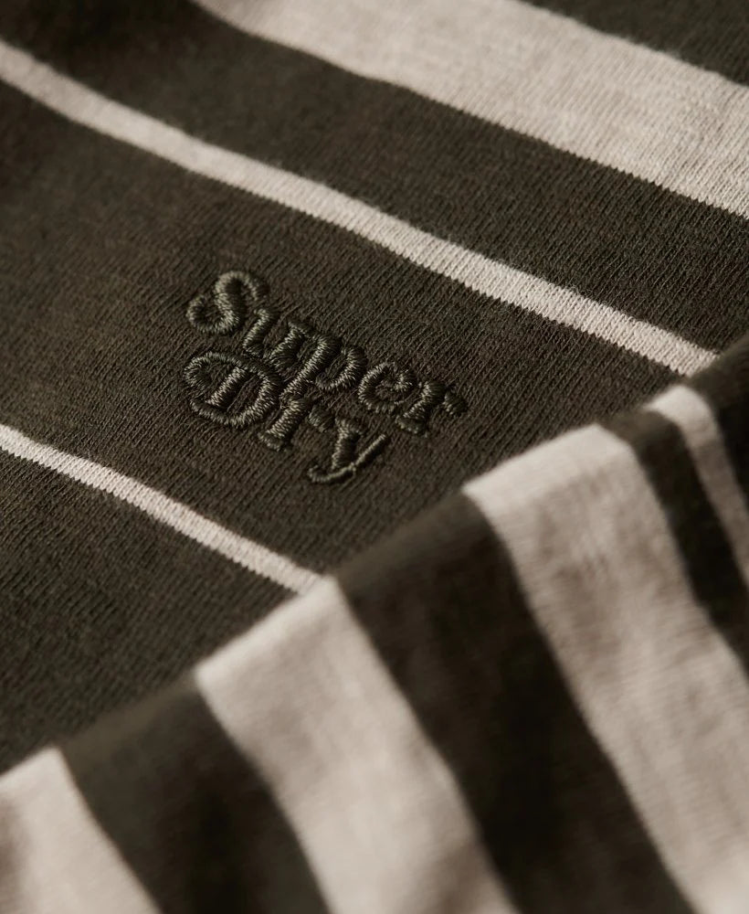 SUPERDRY TEE - RELAXED FIT STRIPE TSHIRT