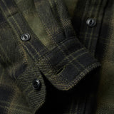 SUPERDRY OVERSHIRT - WOOL MILLER OVERSHIRT / RODERICK CHECK OLIVE