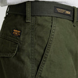 SUPERDRY CARGO SHORTS - VINTAGE HEAVY CARGO SHORT / SURPLUS GOODS OLIVE