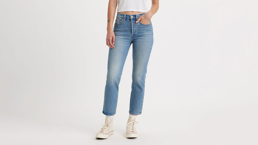 LEVIS JEANS - WEDGIE STRAIGHT / CALLING ALL BLUES